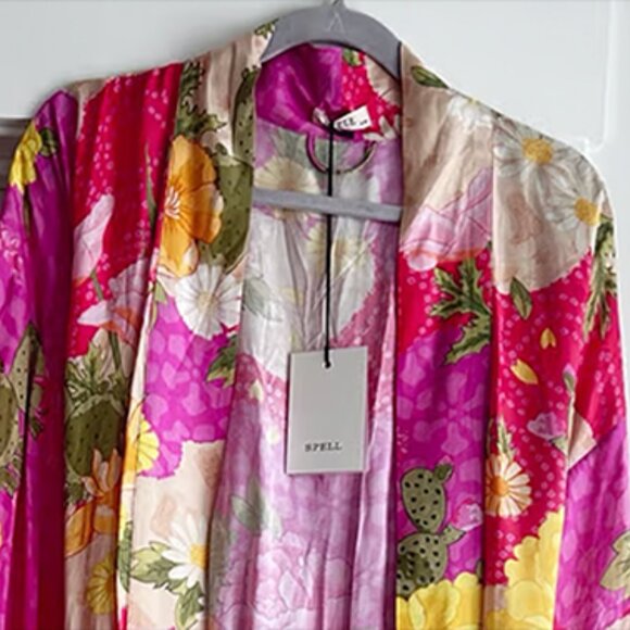 Spell Joshua Tree Robe, Candy, Size S (4-6), NWT - Picture 2 of 2